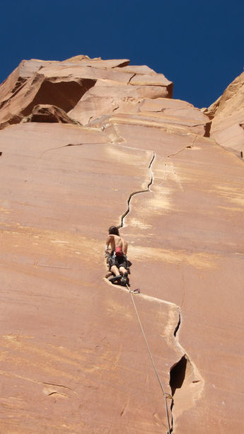 Rissklettern in Utah