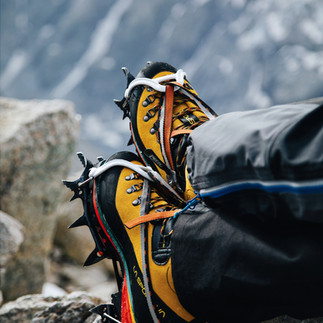 Steigeisen korrekt anziehen