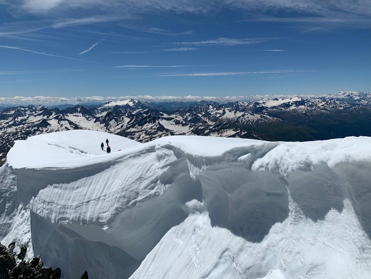 Wächte am Galenstock Gipfel