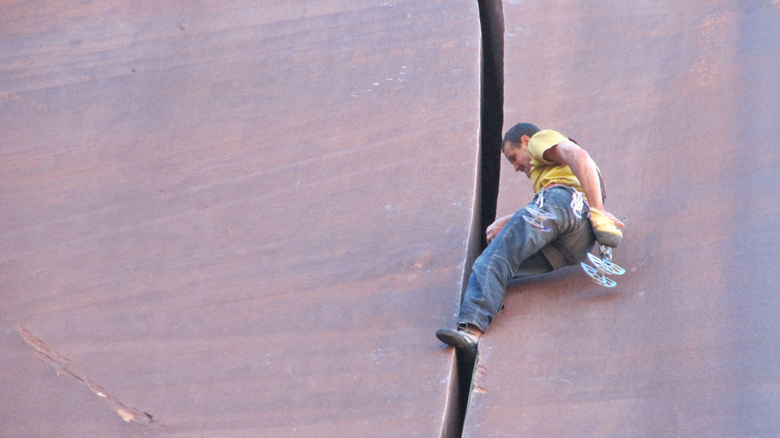 Rissklettern Utah mit Bergführer