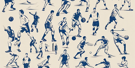 sports games, football, volleyball, basketball, athletics, shooting, rowing, novus, table