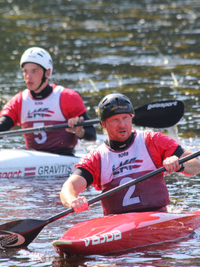 LSVS Pašvaldību 62. sporta spēļu finālsacensības Airēšanā slalomā Bauskā 16.08. - 17.08.2025