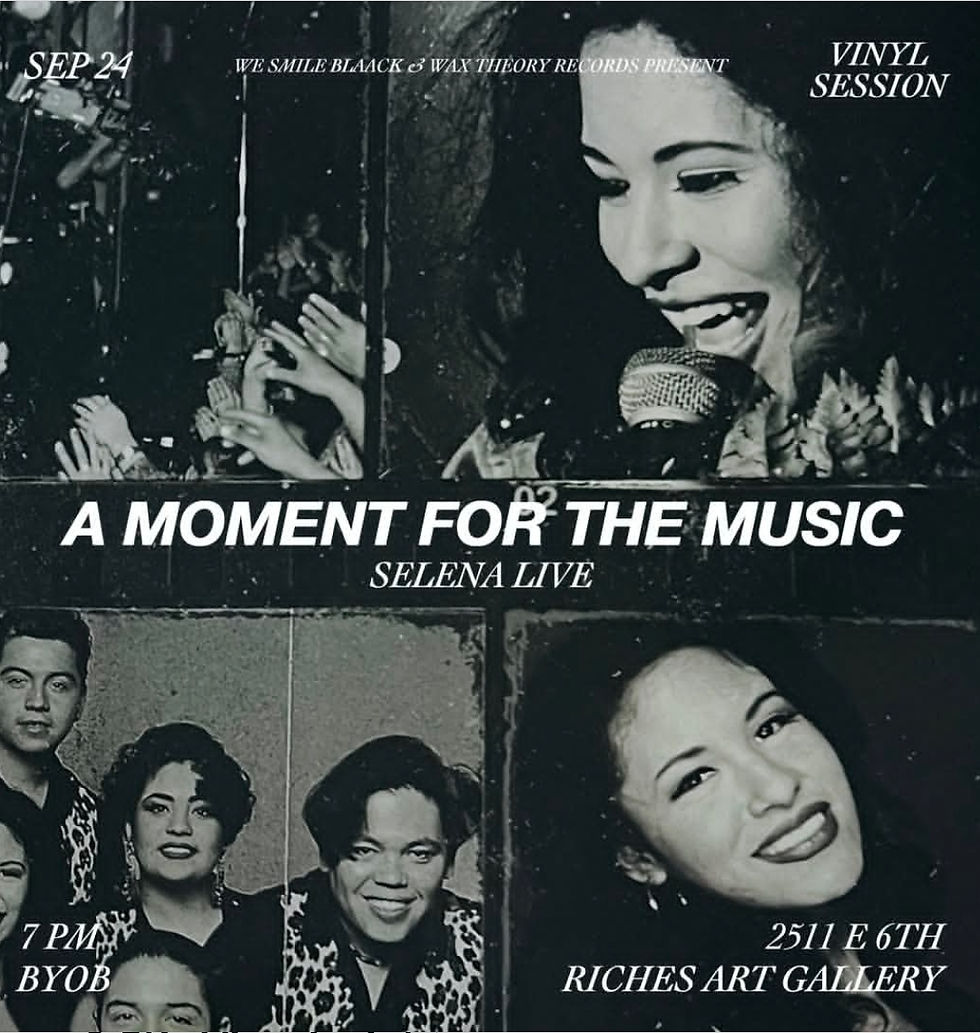 A MOMENT FOR THE MUSIC: Selena Live