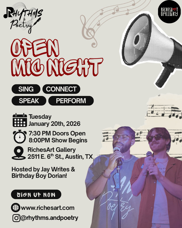 Words : Open mic poetry  (33)