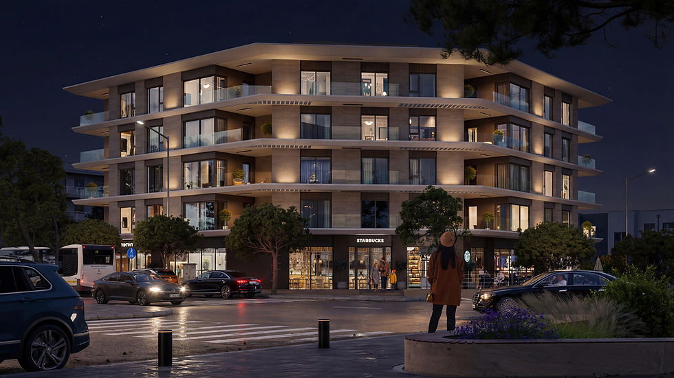 Boutique Luxury Apartment Facade Design