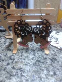 Brinco e porta brinco