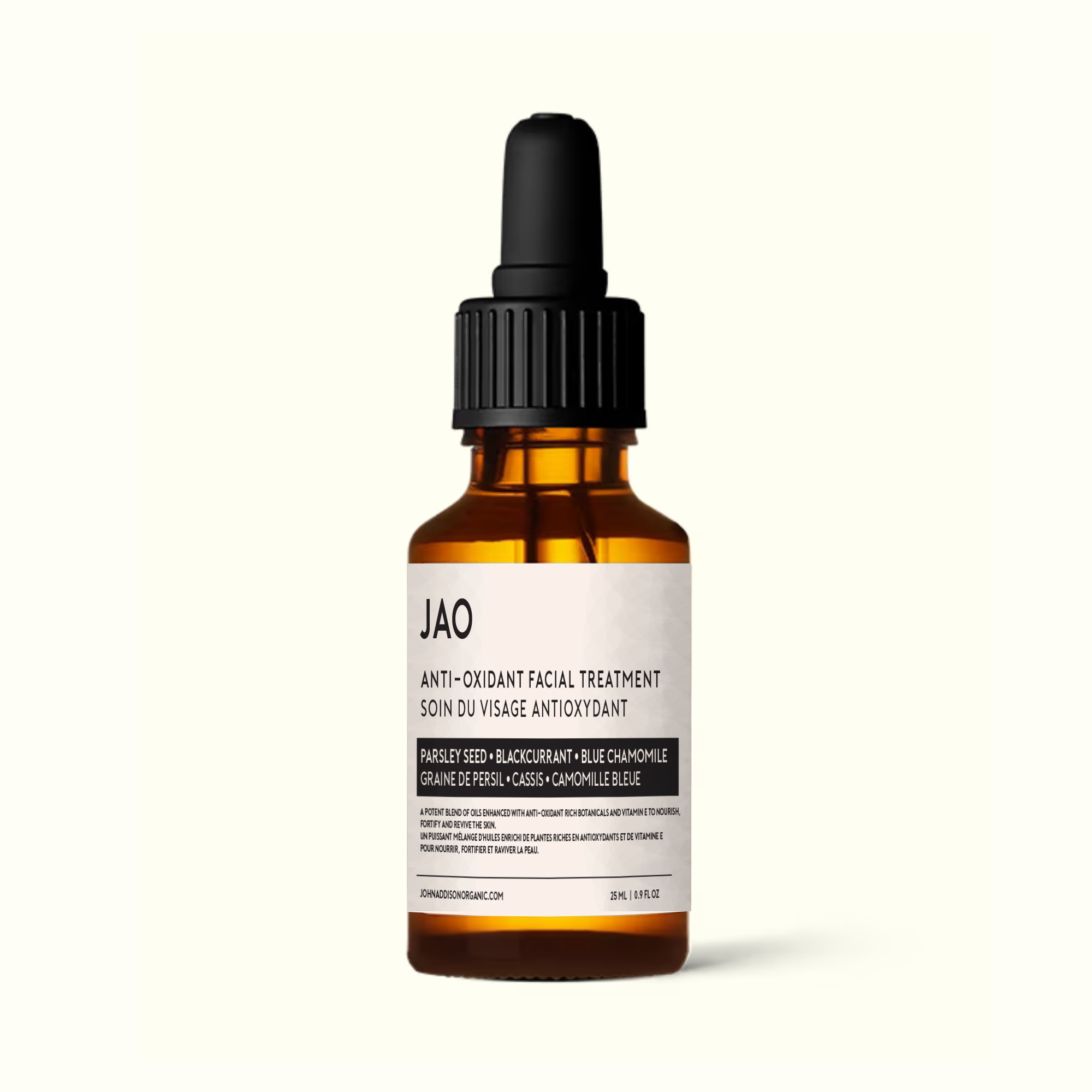 Anti-Oxidant Facial Treatment, a nourishing oil blend enriched with antioxidants and Vitamin E to revive and fortify the skin