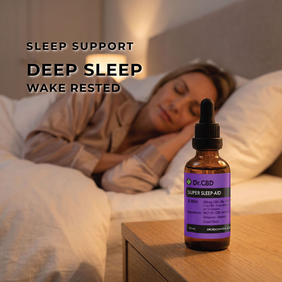 Thumbnail: Super Sleep-Aid Tincture - Grape Flavour - 50mL Various Strengths