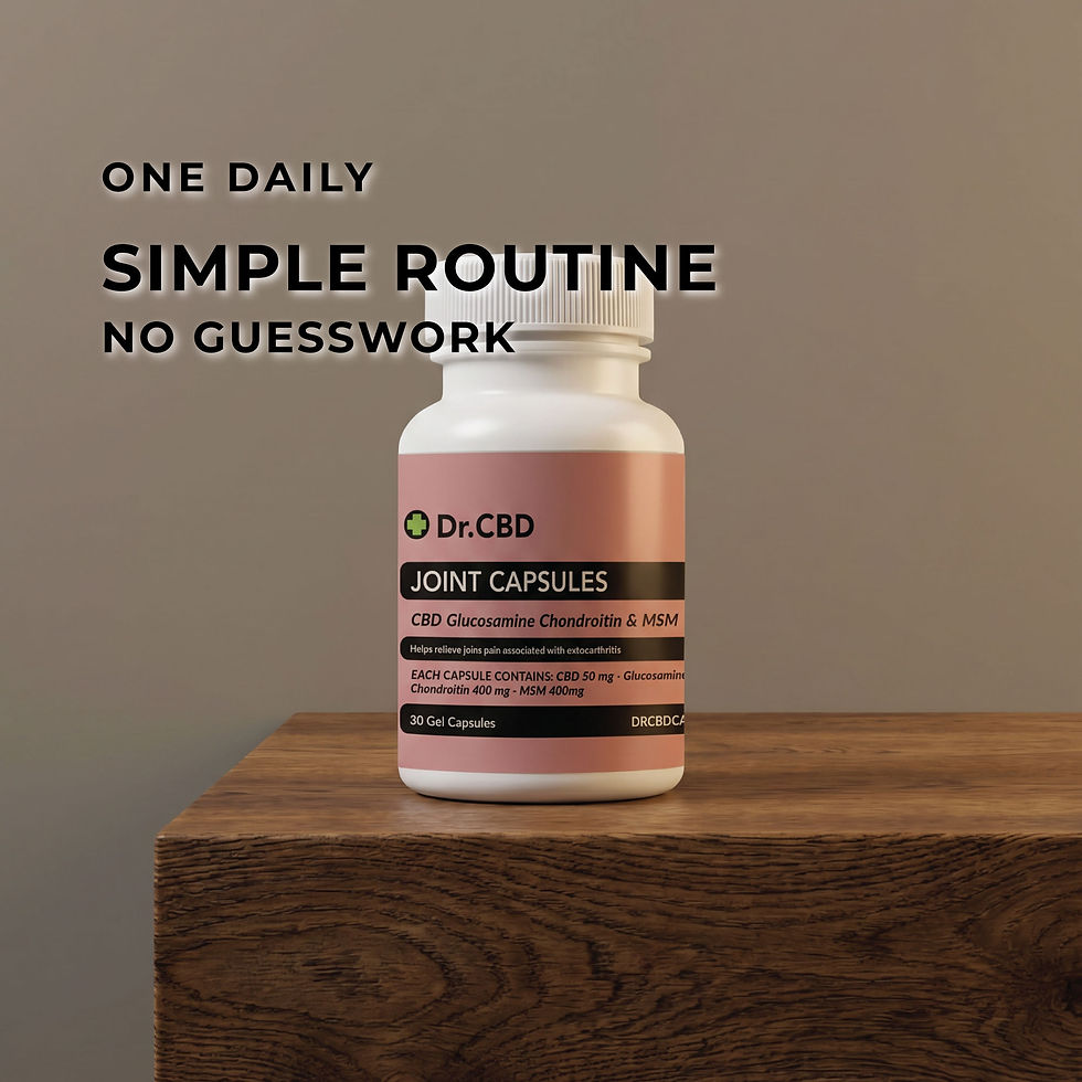 Thumbnail: CBD Joint Support Capsules – Glucosamine Complex 30 Caps