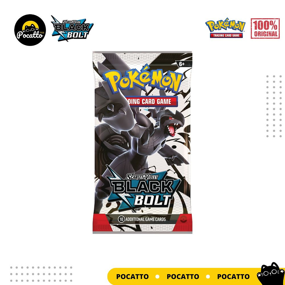 Black Bolt Pokemon Pack Pocatto TCG Medan