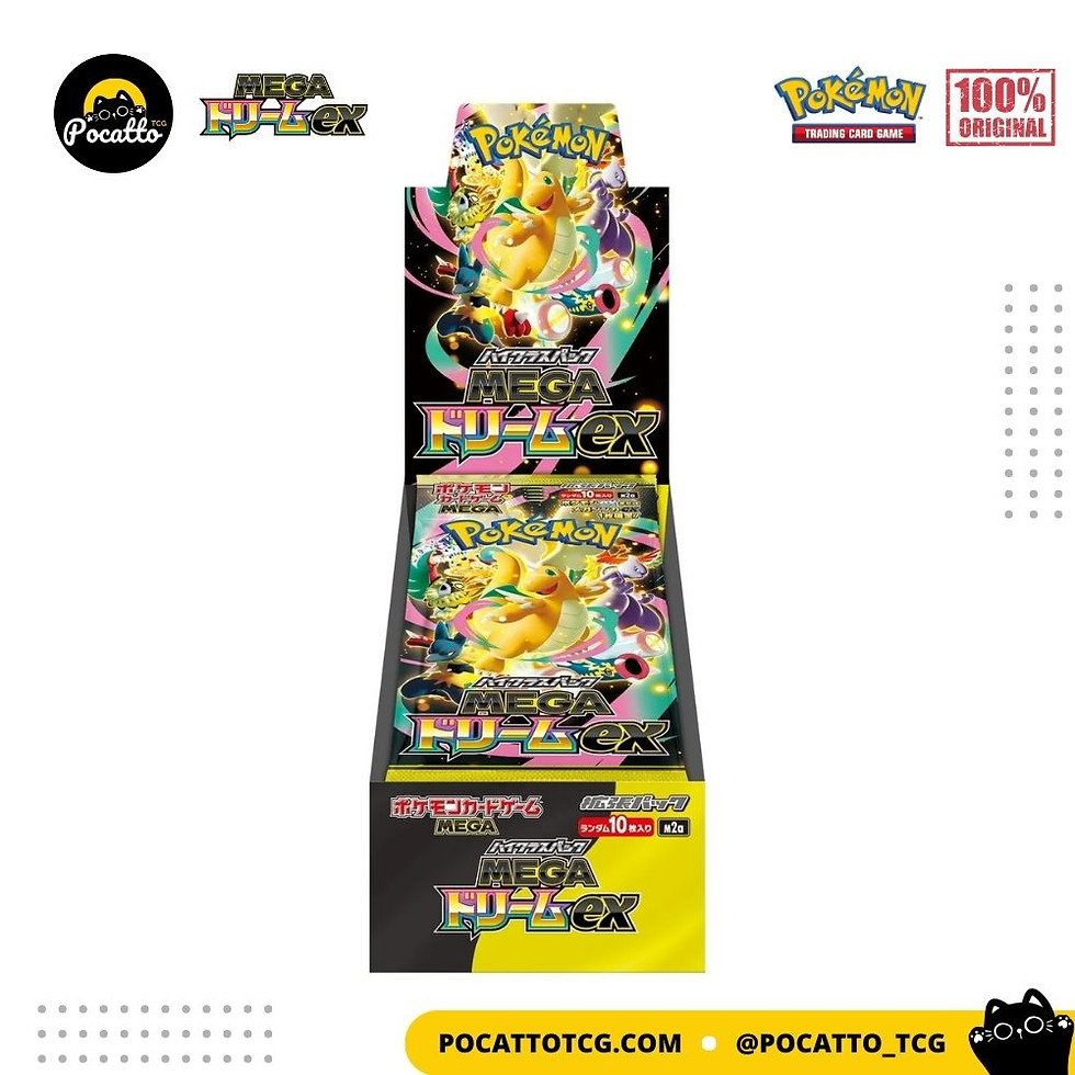 Booster box Pokémon TCG Jepang MEGA Dream ex High Class Pack dengan kartu Mega Evolution dan Pokémon ex
