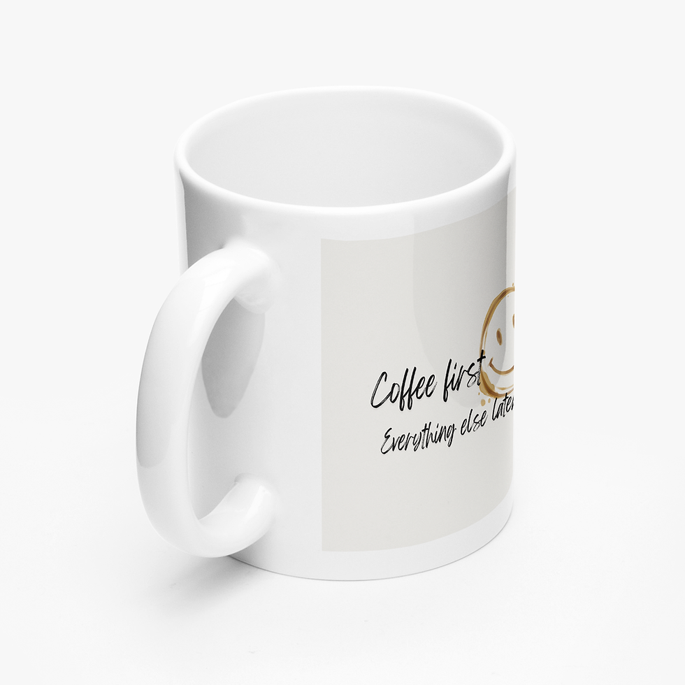 縮圖：☕ Coffee First 馬克杯 – 11oz 陶瓷咖啡杯
