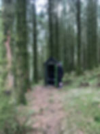 The toilet at the Penrhos Isaf bothy.