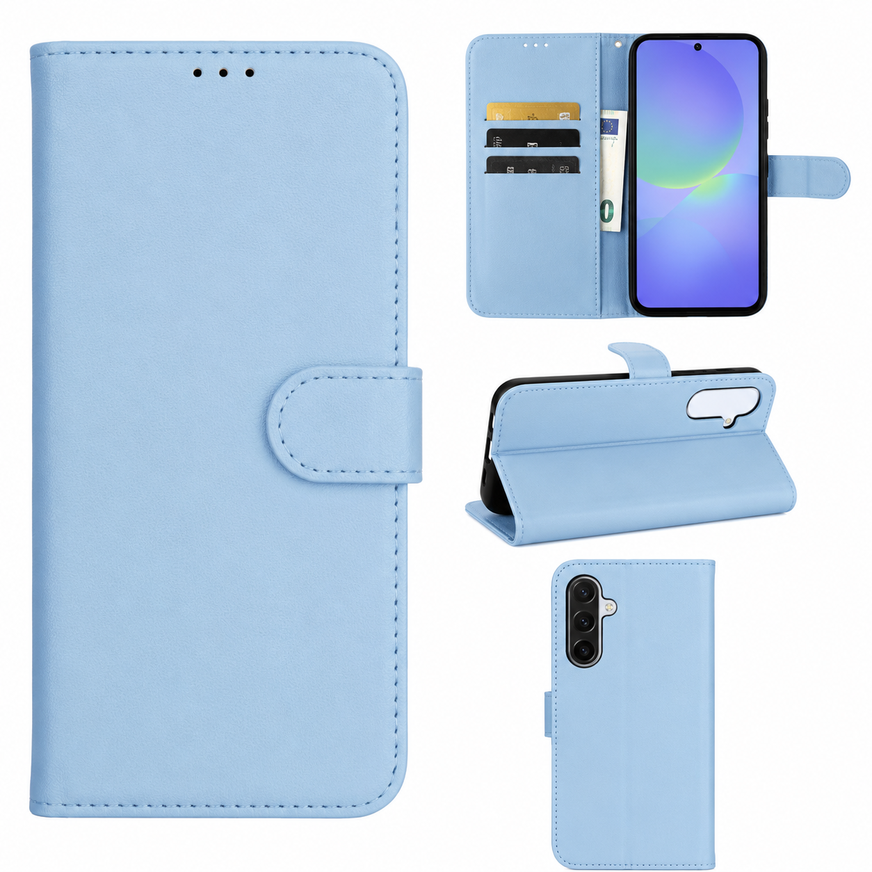 imoshio Hoesje Lichtblauw Samsung Galaxy A56 (5G) (Hoesje)