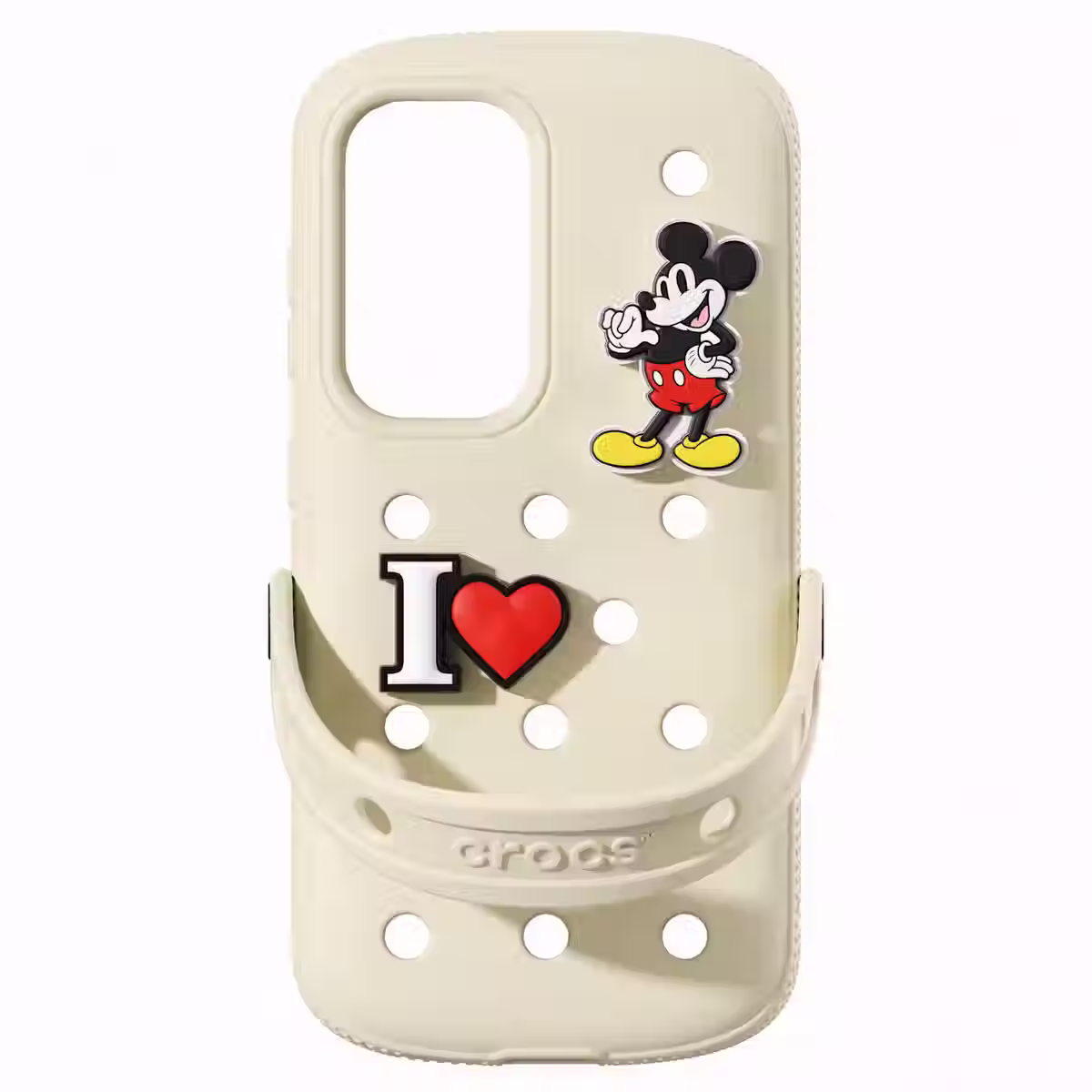 Samsung Crocs Case voor de Samsung Galaxy S25  Bone (Hoesje)