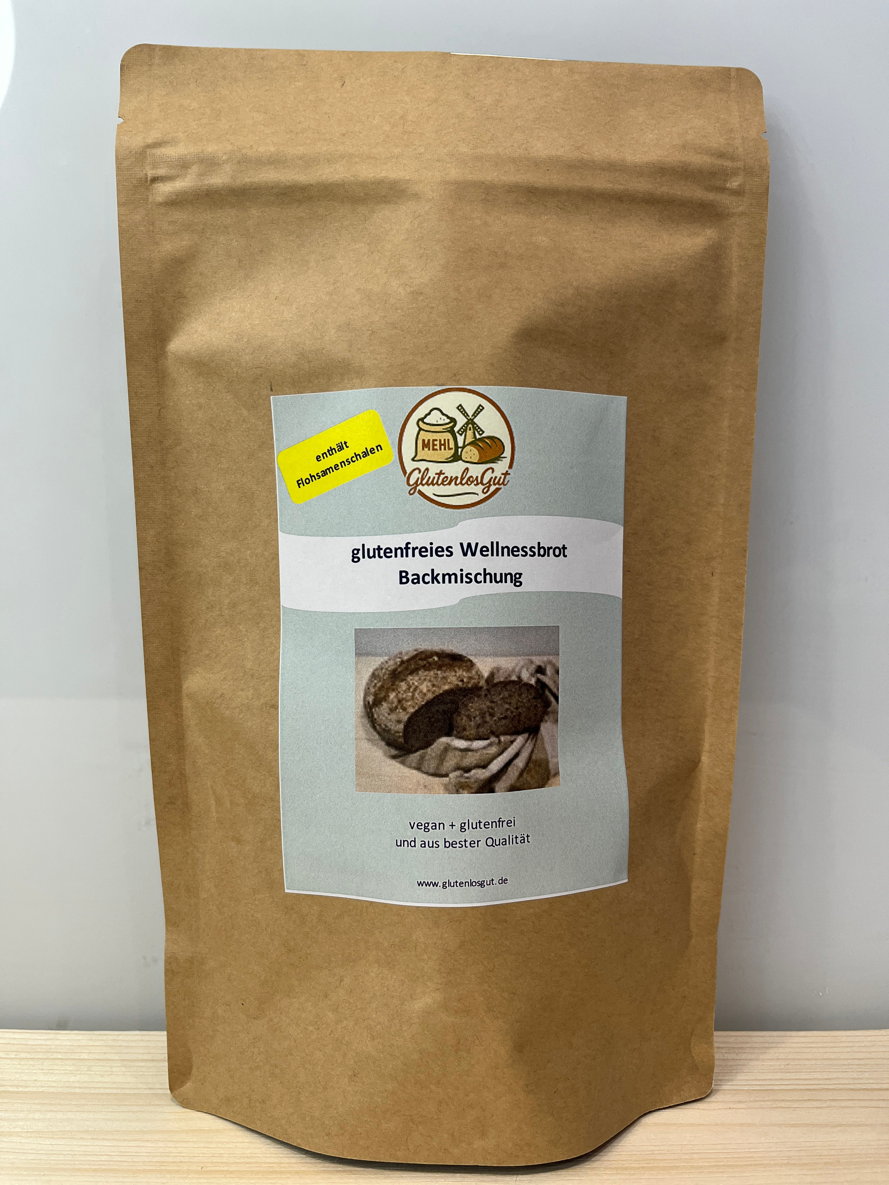 glutenfreies Wellnessbrot Backmischung