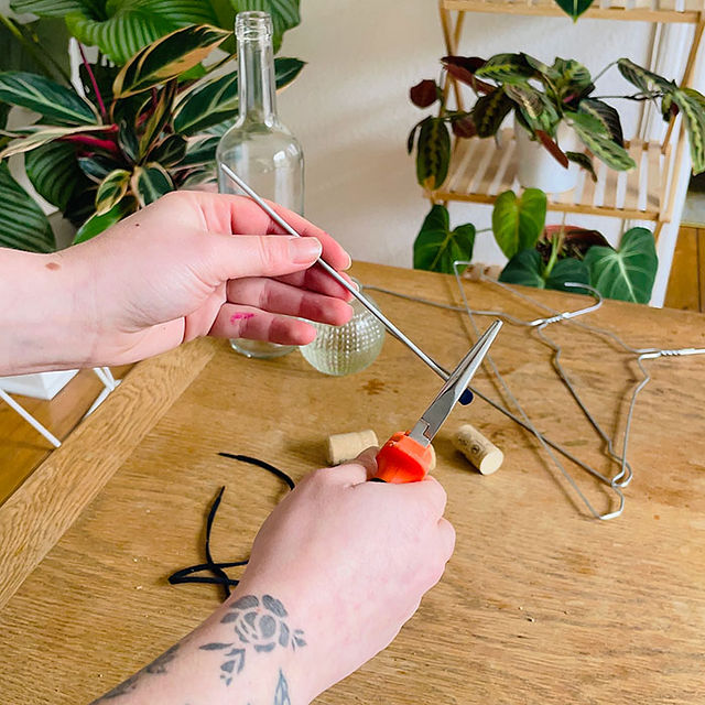 DIY Oya maison facile bouteille recyclée plantes