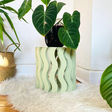 DIY upcycling table d'appoint chutes bois