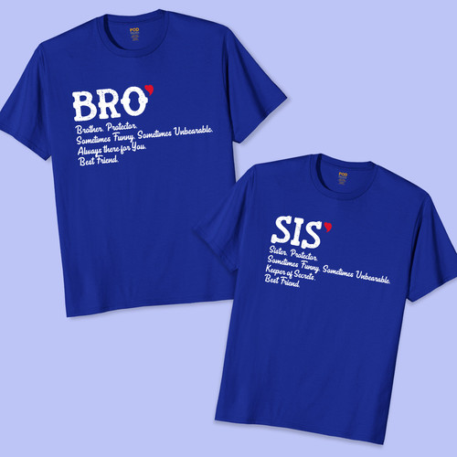 Bro and Sis Raksha Bandhan Tshirts