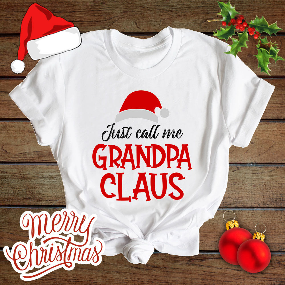 Grandpa Claus Christmas Tshirt