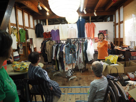「着物が素敵な洋服に!! 展示販売会」ありました。