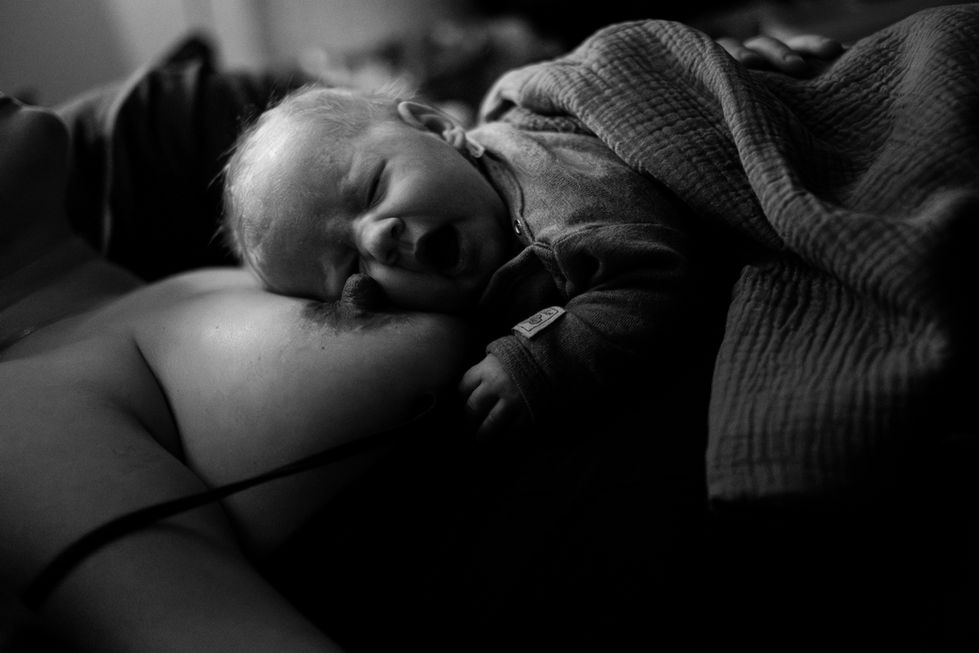 Wochenbettreportage Stillen