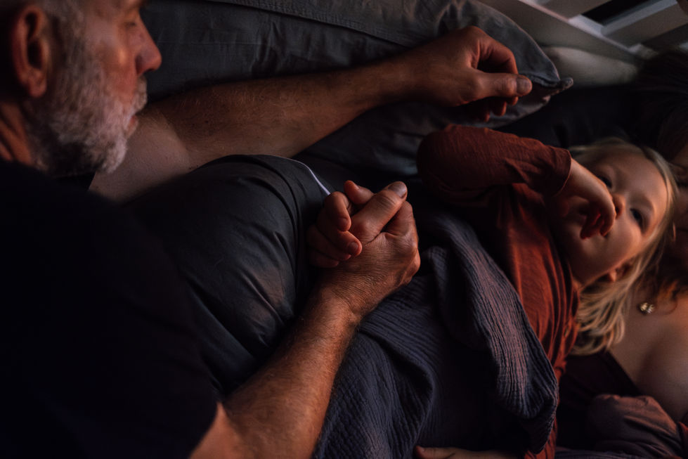 Wochenbettreportage Kuscheln