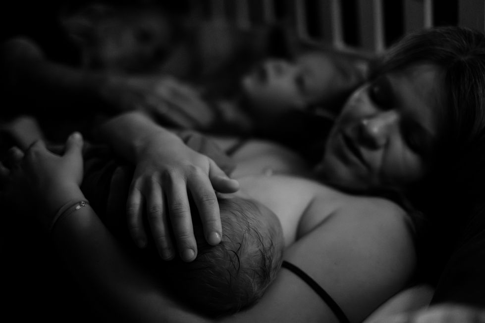 Wochenbettreportage Stillen