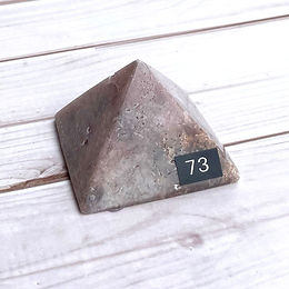 Pink amethyst pyramid #73