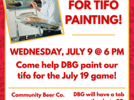 Tifo Painting - July 9, 2025 @ 6 PM