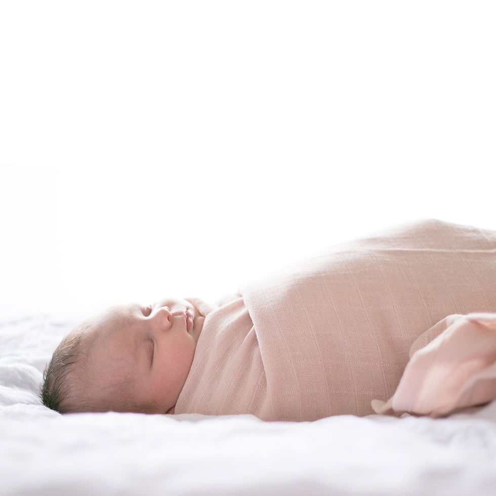 Thumbnail: Burrow & Be Baby Swaddle (Blush Pink)