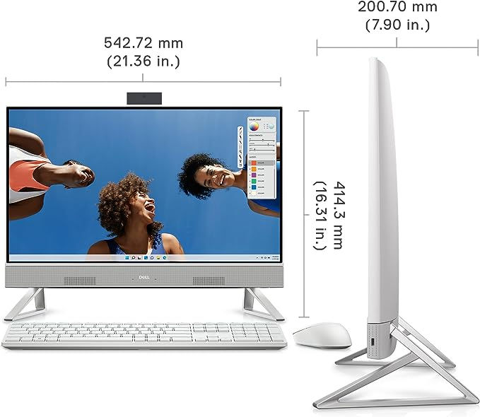Thumbnail: Dell Inspiron 5410 All-in-One Desktop, 23.8'' FHD IPS Touchscreen, 12th Gen Inte