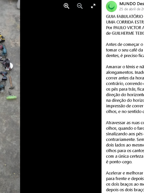 GUIA FABULATÓRIO Nº 4: TREINAR E VENCER UMA CORRIDA ESTRANHA