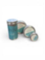 Daily Four Bundle on a white background: body custard, cleans dust, velvet skin, and lano tallow lip balm.