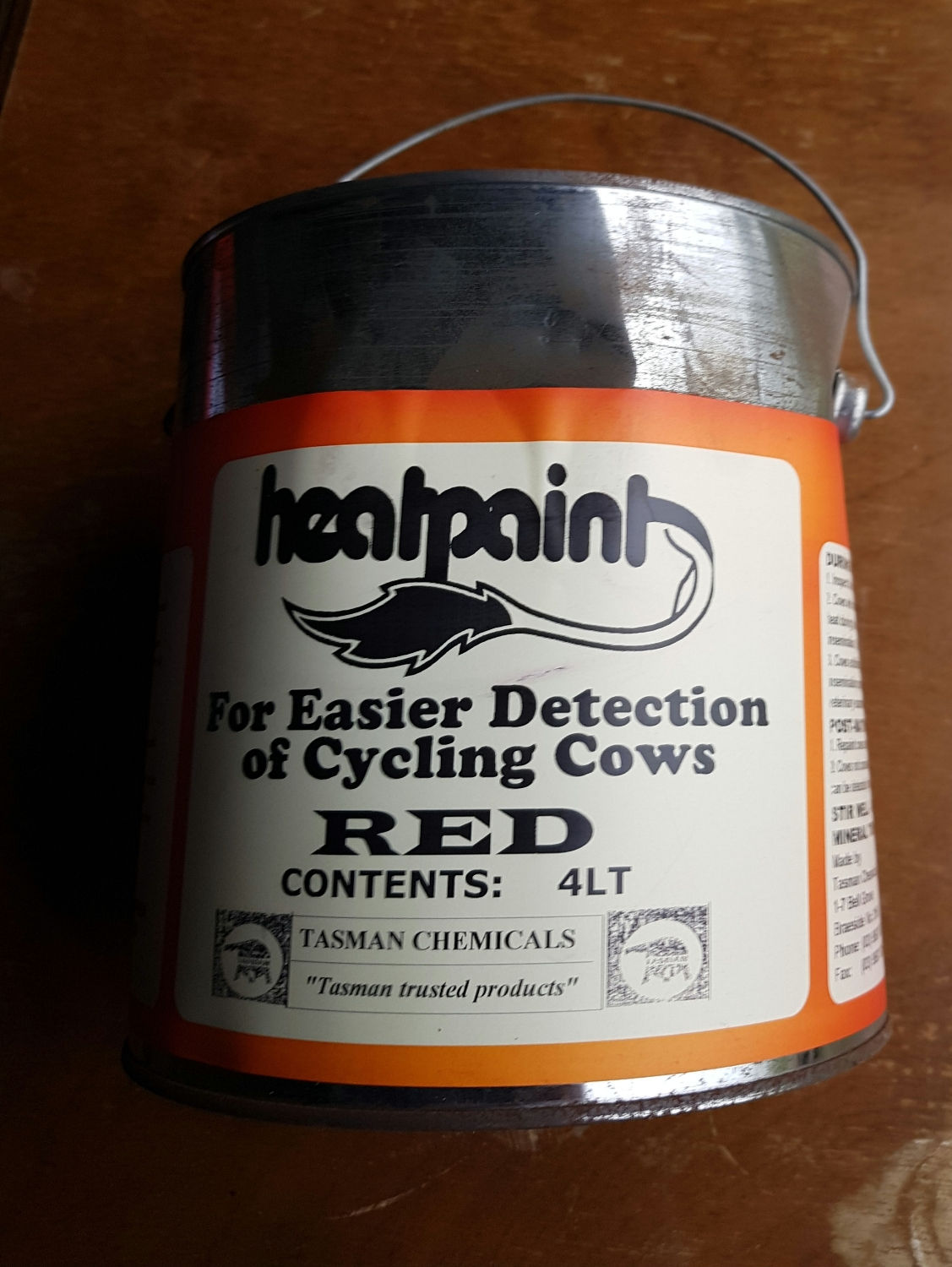 Tasman Heat Paint Red 4lt