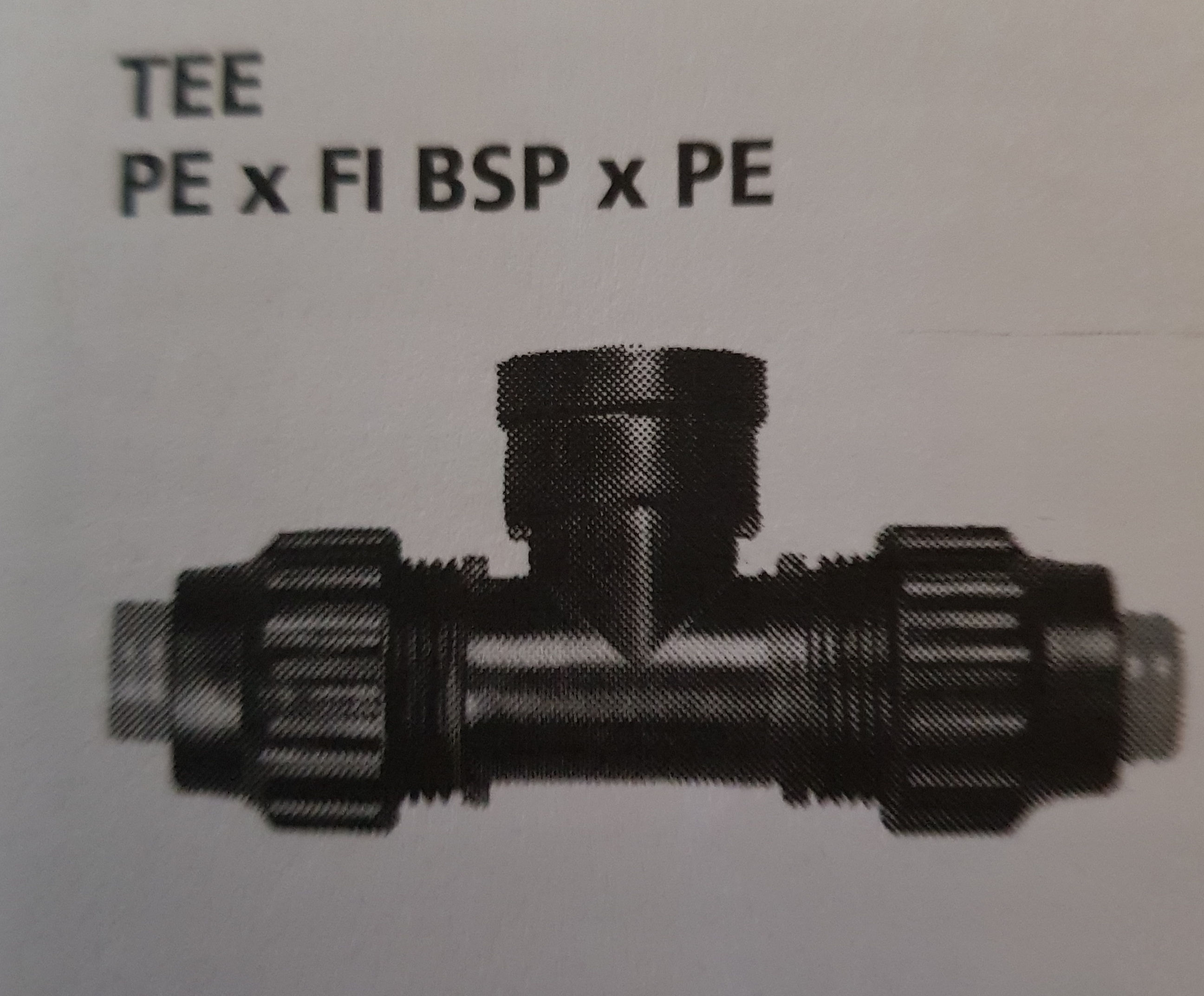 Norma Pacific TEE PE x FI BSP 1 1/2" x 1 1/2" x 1 1/2"