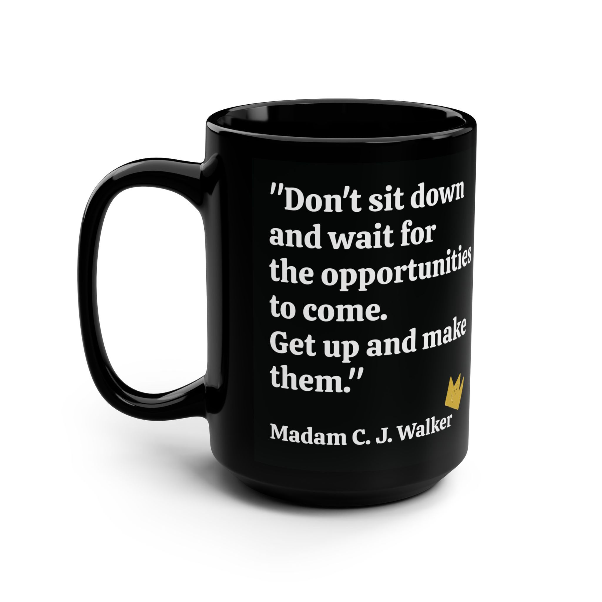 Madam CJ 15oz Black Mug