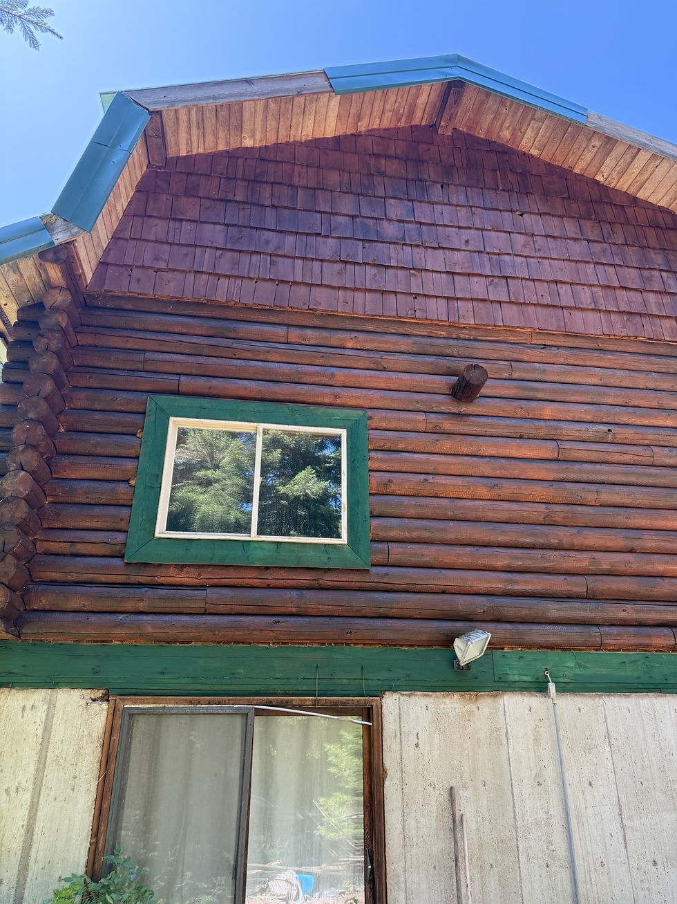 After picture of the full Permachink Systems being installed