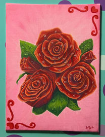 Acrylic Roses 