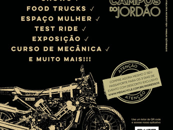 MARCAS, ESTILOS E MUITA MOTOCICLETA NA CHARMOSA
CAMPOS DO JORDÃO
43ª EDIÇÃO DO MEGACYCLE.