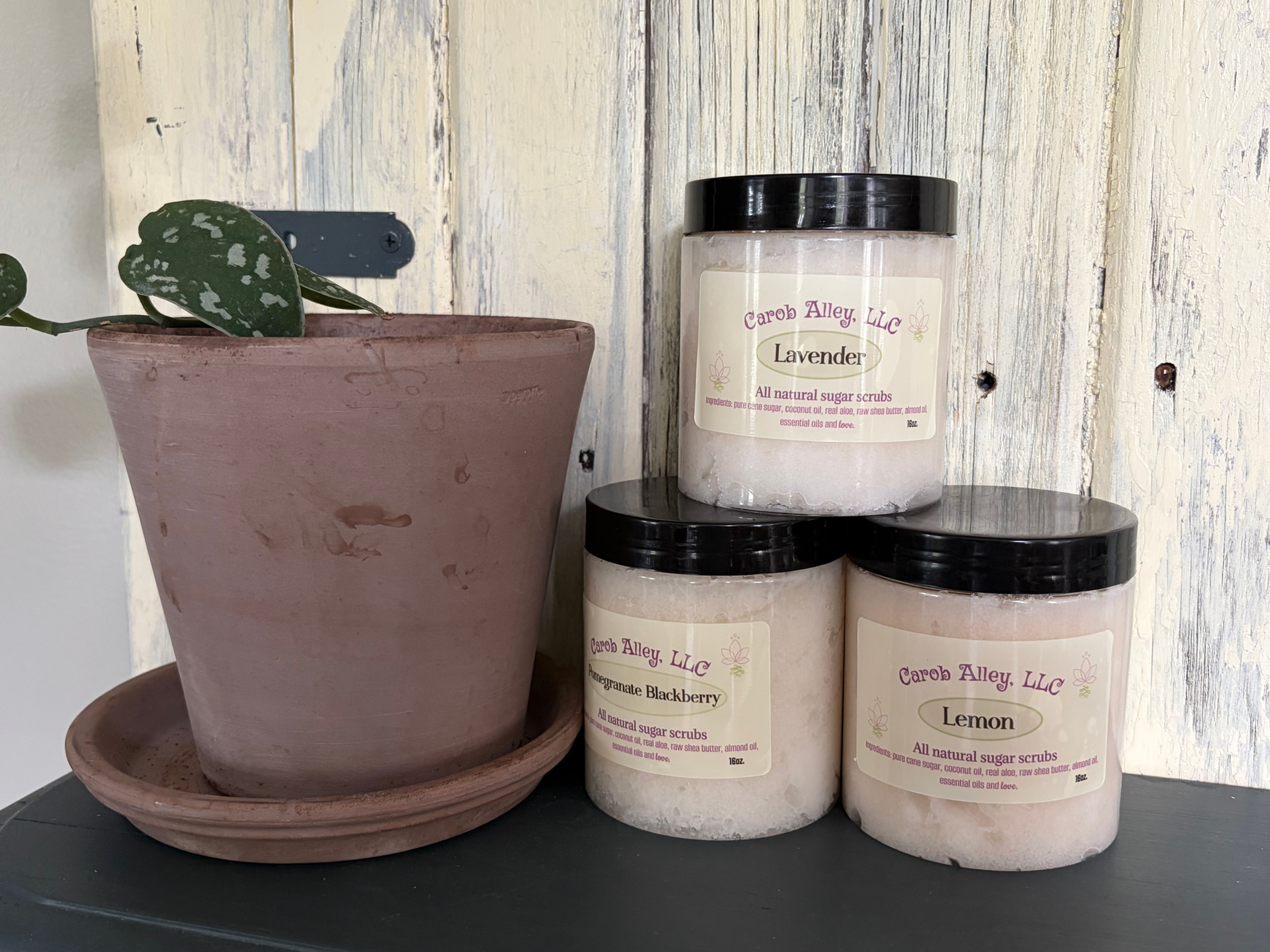 All Natural Plant-Based Sugar Scrubs