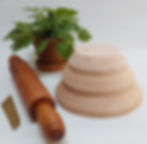 Wooden Pottery Hump Mould Round