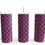 Thumbnail: Printed rhinestone tumbler kit-mermaid scales purple and gold