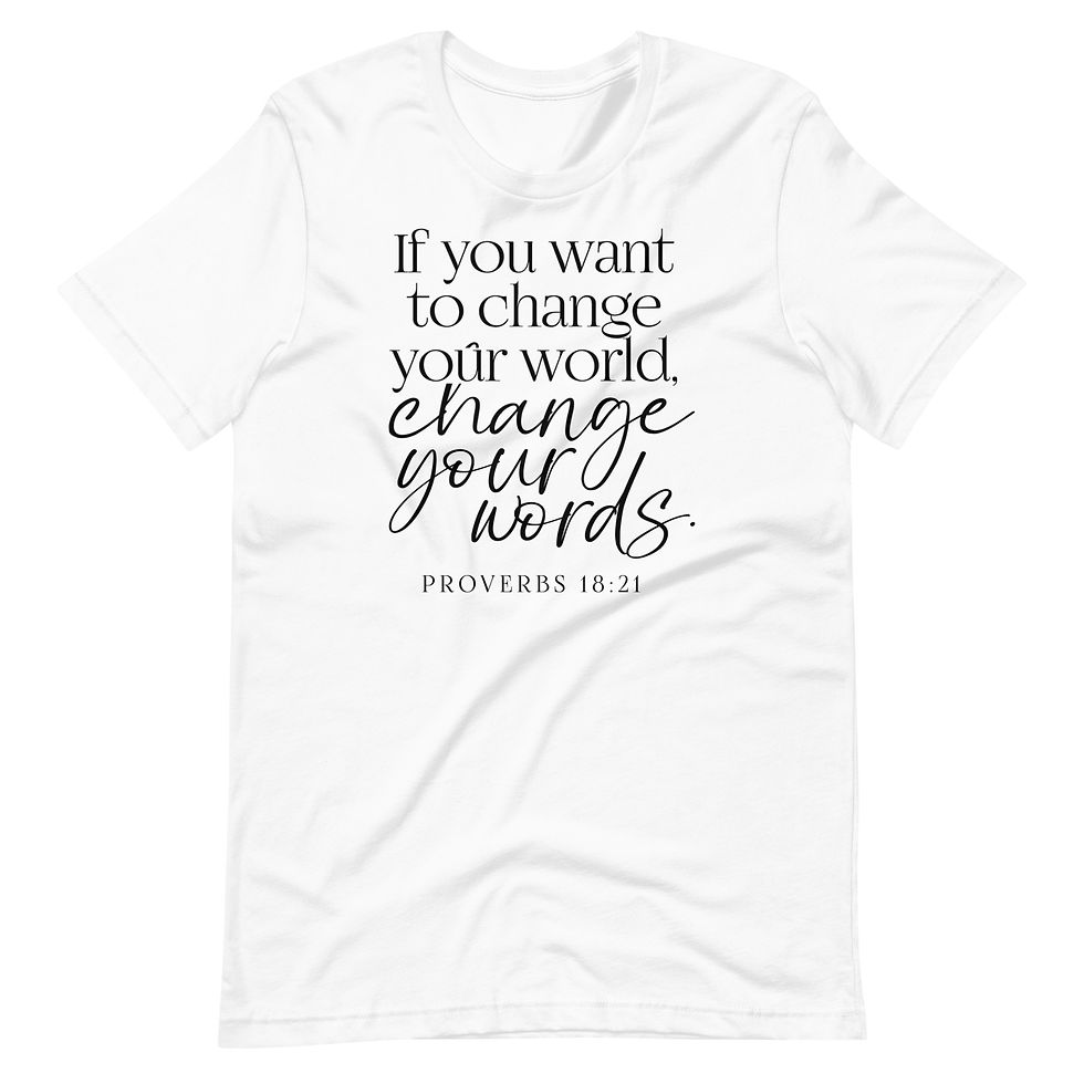 Thumbnail: Change Your Words T-Shirt
