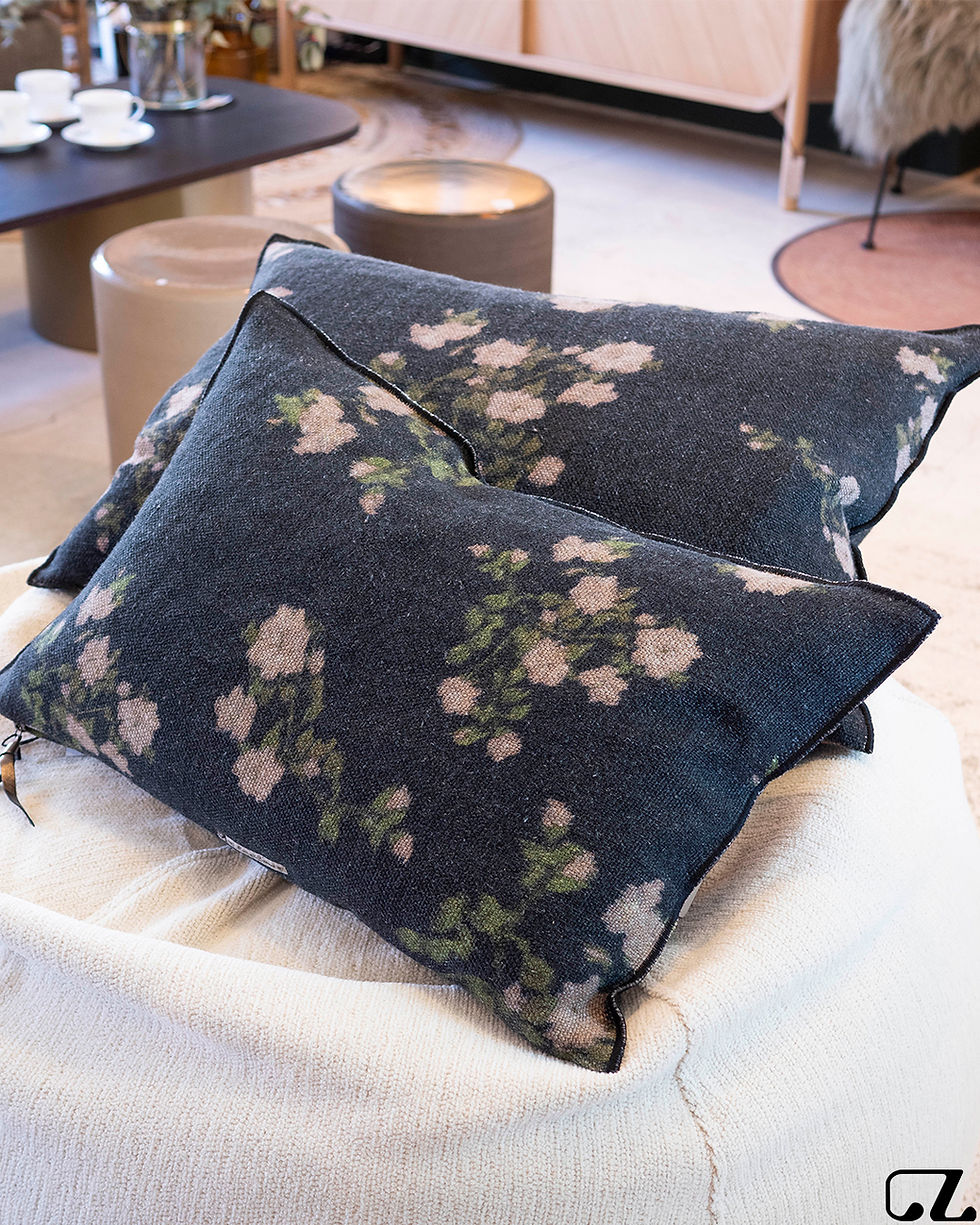 Miniature : Coussin Vice Versa En Lin Wabi Sabi