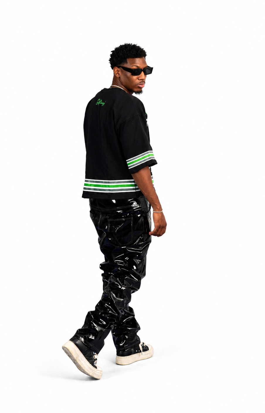 Thumbnail: Optimized University Black Tee