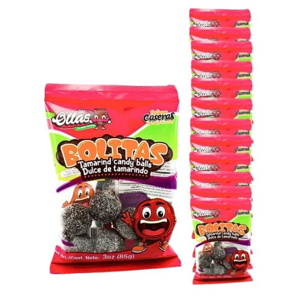 LAS OLLAS STRAP BOLITAS TAMARIN AZUCAR  12/3.0 OZ