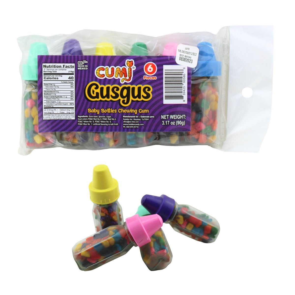CUMI GUSGUS BABY GUM 10/6 ct