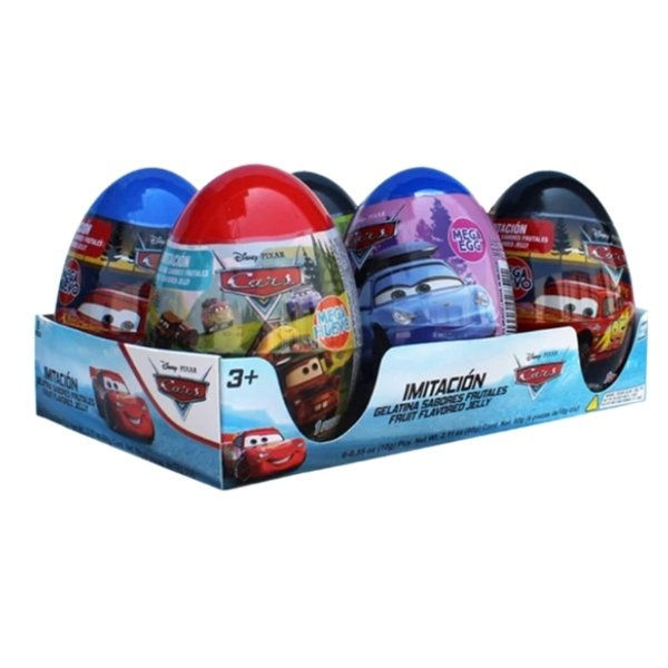 BONDY MEGA HUEVO CARS 8/6 ct