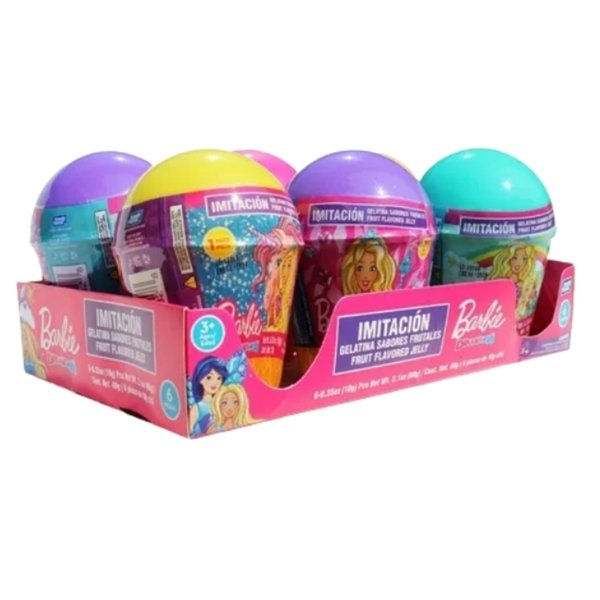 BONDY HUEVO CONO SORPRESA BARBIE 8/6 ct